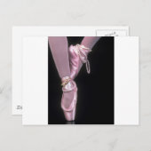 Zehenschuhe Postkarte (Vorne/Hinten)