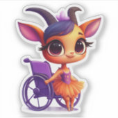 Zehenspitze Vinyl-Aufkleber Aufkleber (Vorderseite)