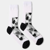 Zehenspitzen in Liebe Socken (Rechts)