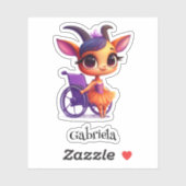 Zehenspitzen Personalisierter Vinyl-Aufkleber Aufkleber (Blatt)