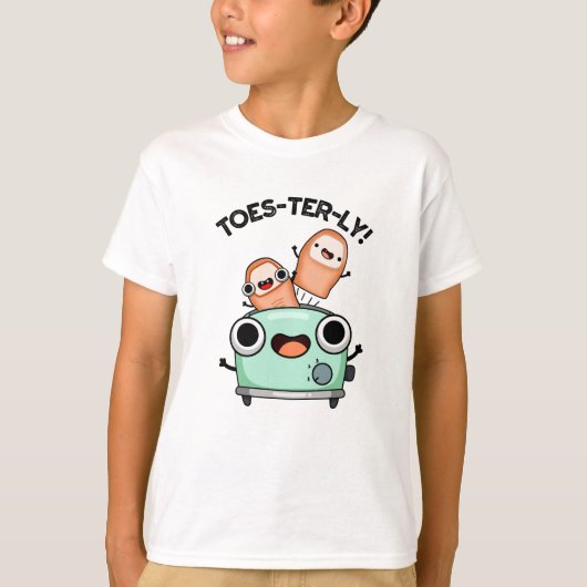 Zehenvierteljährlicher Funny Toe Pun T-Shirt (Vorderseite)