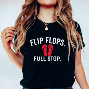 Zehenzwischenflip Flops Punkt; Kurze & Süße Strand T-Shirt