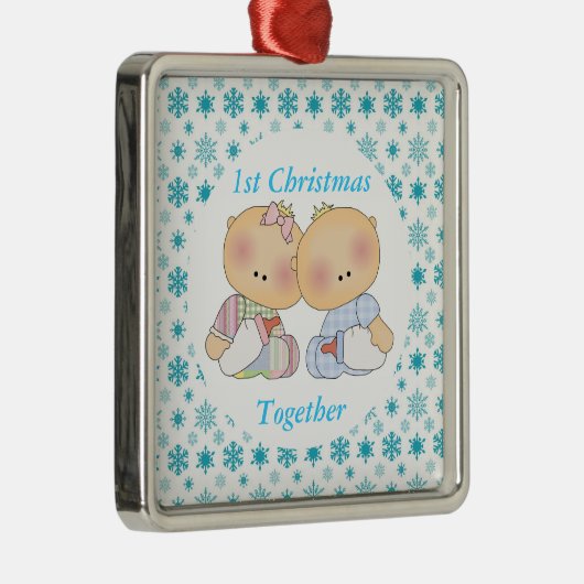 Zehn 1. Weihnachten zusammen Keepake Ornament (Rechts)