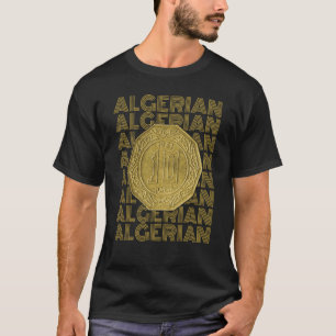 Zehn algerische Dinars Schöne alte algerische Münz T-Shirt