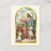 ZEHN ANTRÄGE MIT KINDERPRAYERKARTE VISITENKARTE (Vorderseite)