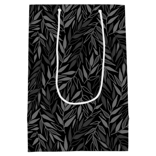 Zehn Blätter. Mittlere Geschenktüte (Rückseite)