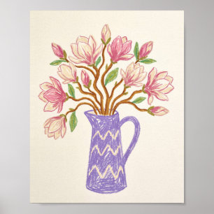 Zehn Blumensträuße Art Nr. 7 Vintage-Malerei Poster
