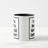 Zehn Button Bowler Super Talent. Zwei Tone-Kaffee- Tasse (Zentrum)