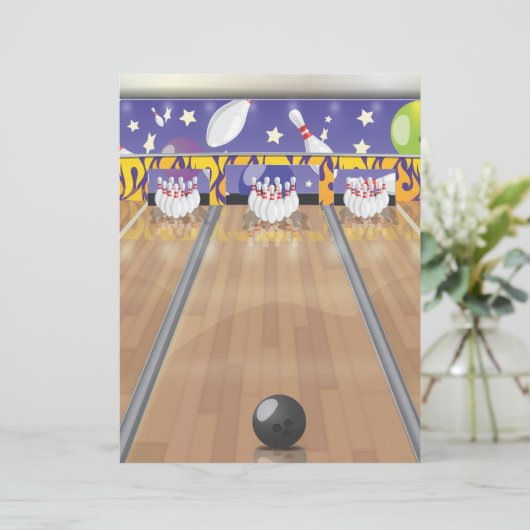 Zehn Button Bowling Alley (Stehend Vorderseite)