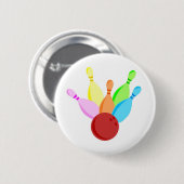 Zehn Button-Bowling Button (Vorne & Hinten)
