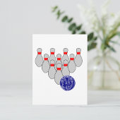 Zehn Button Bowling Einladungen