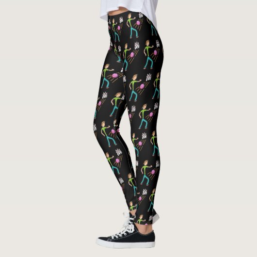 Zehn Button Bowling Leggings (Links)