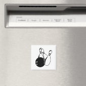 Zehn Button Bowling Magnet (In Situ (Geschirrspüler))