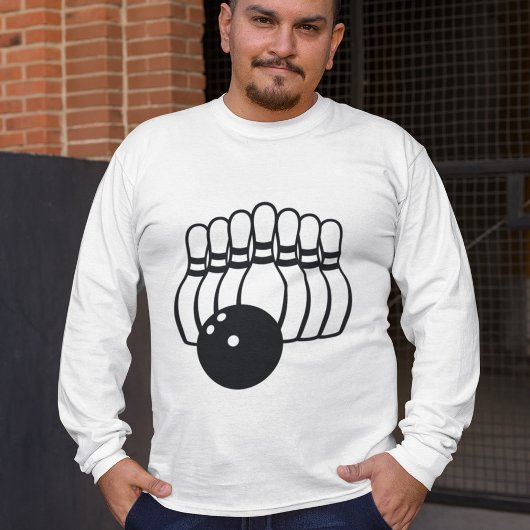 Zehn Button Bowling Team Logo T-Shirt