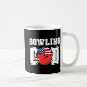 Zehn Button Bowling Team Player Fathers Vater Bowl Kaffeetasse
