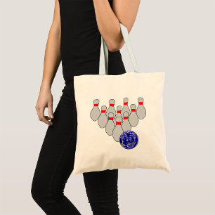 Zehn Button Bowling Tote Bag Tragetasche