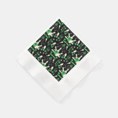 Zehn Button Bowling Wohngestaltung Serviette (Ecke)