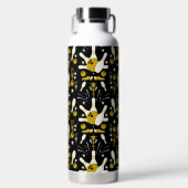 Zehn Button Bowling Wohngestaltung Trinkflasche (Vorderseite)