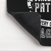 Zehn Button lehrte mich jeden Fluch Wort Männer Fr Mousepad (Ecke)