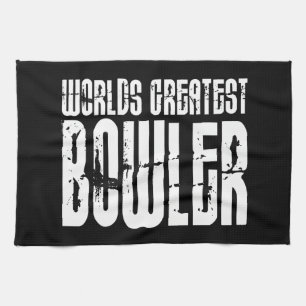 Zehn ButtonBowling u. Bowlers: Weltbester Bowler Küchentuch