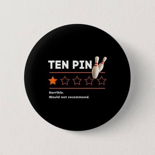 Zehn Buttone ein Star-Review schrecklich wäre nich Button (Vorderseite)