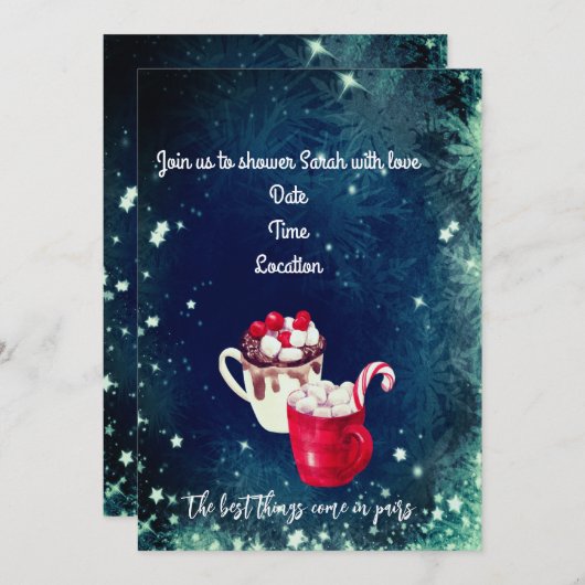 Zehn: Die besten Dinge kommen zu Paaren Einladung (Vorne/Hinten)