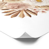 Zehn, die wir frühzeitig abwarten können Boho Baby Poster (Ecke)