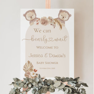 Zehn, die wir frühzeitig abwarten können Boho Baby Poster