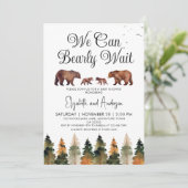 Zehn, die wir frühzeitig abwarten können einladung (Stehend Vorderseite)