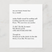 zehn einundzwanzig vierundzwanzig Postkarten (Vorderseite)