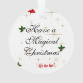 Zehn erste Weihnachtsgeschmack Ornament (Rückseite)