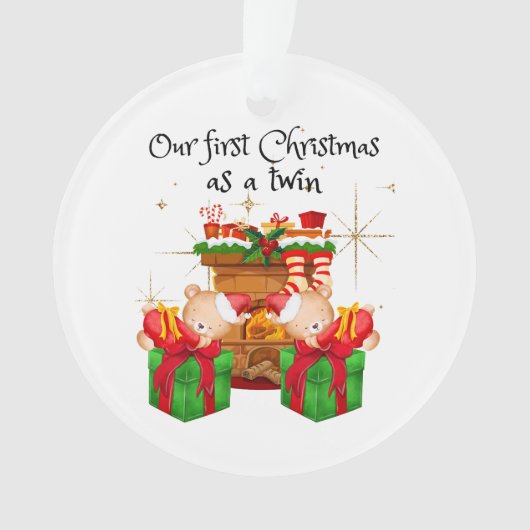 Zehn erste Weihnachtsgeschmack Ornament (Vorderseite)