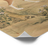 Zehn feine Hunde - Gelbgelber Leopard Poster (Ecke)