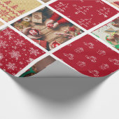 Zehn Foto Weihnachtspapier Geschenkpapier (Ecke)