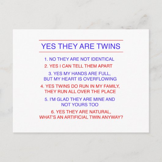 Zehn Fragen Brüderlichkeit Postkarte (Vorderseite)