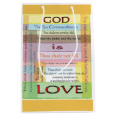 Zehn Gebot-Geschenk-Taschen Mittlere Geschenktüte (Vorderseite)