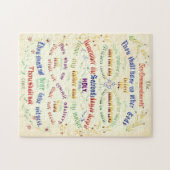 Zehn Gebot-Kalligraphie 1889 Puzzle (Horizontal)