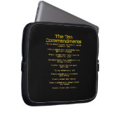 Zehn Gebote 01 Laptopschutzhülle (Vorne Rechts)