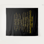 Zehn Gebote 01 Wandteppich (Vorderseite (Horizontal))