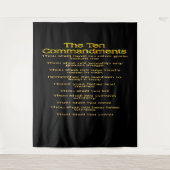 Zehn Gebote 01 Wandteppich (Vorderseite)