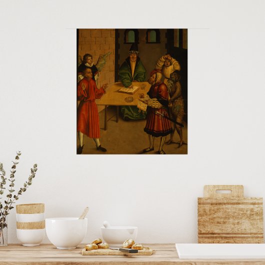 Zehn Gebote, 1516 Poster (Küche)