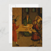 Zehn Gebote, 1516 Postkarte (Vorne/Hinten)