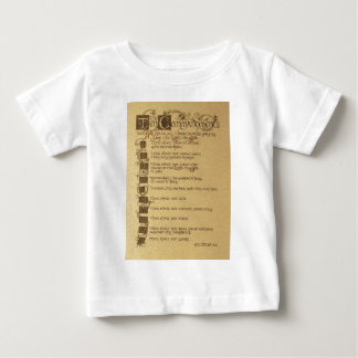 zehn Gebote Baby T-shirt