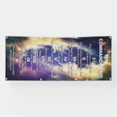 Zehn Gebote Banner (Horizontal)
