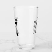 Zehn Gebote Becher Glas (Links)