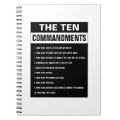 Zehn Gebote Bible Verse Christlich Religiöse Notizblock (Vorderseite)