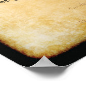 Zehn Gebote Brown XL Poster (Ecke)