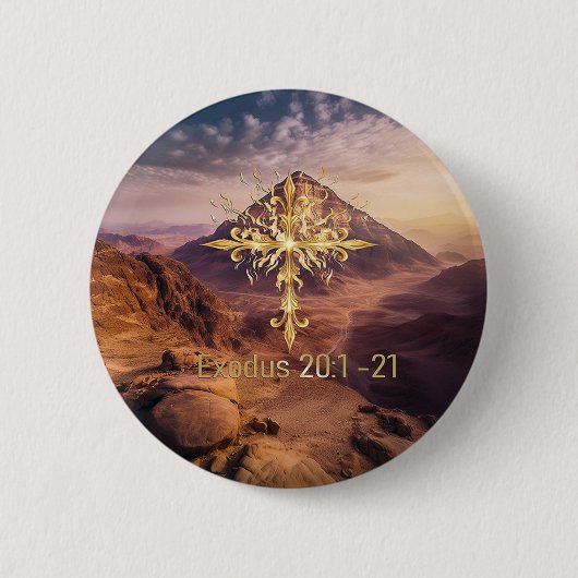 Zehn Gebote Button (Vorderseite)