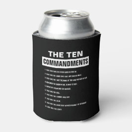 Zehn Gebote Christliches religiöses Verse Dosenkühler