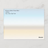 Zehn Gebote der Heiligen Bibel, Gottes Gesetz Postkarte (Rückseite)